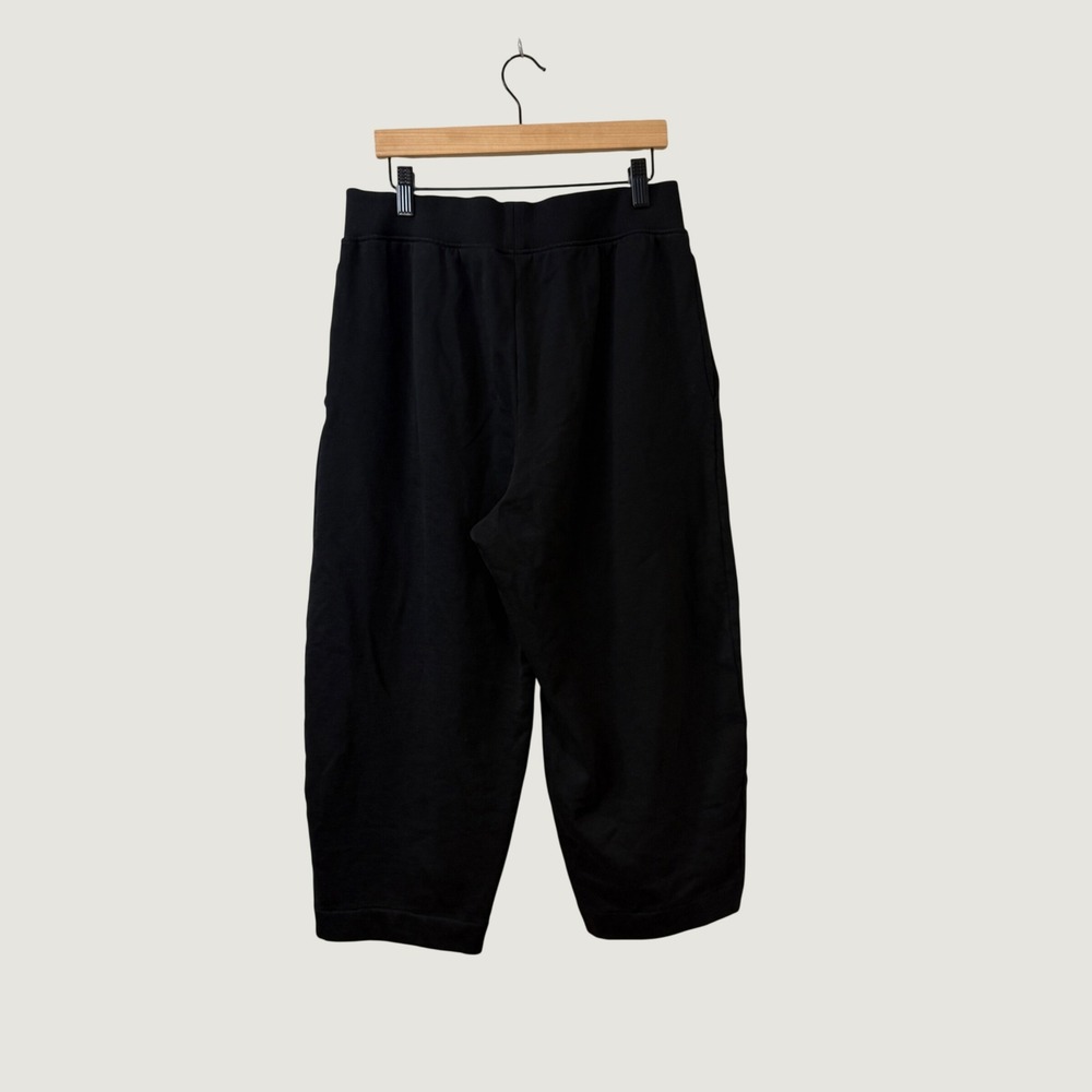 COS Black Cropped Sweatpants 100% Cotton Size S Minimalist Streetwear Joggers